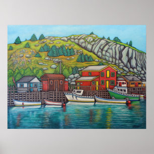 Póster Colores de Quidi Vidi, Terranova, por Lisa Lorenz