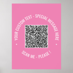 Póster Colores de texto personalizados de información de