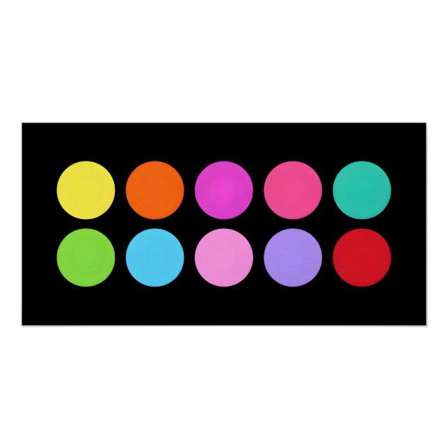 Póster Colores del Círculo (Anverso)