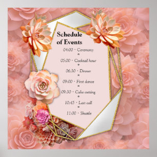 Póster Colores exitosos de Apricot Crush