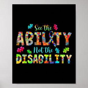 Póster Colores Inclusivos_ Ver La Habilidad No La Disabil