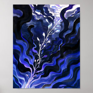 Póster colores oscuros únicos