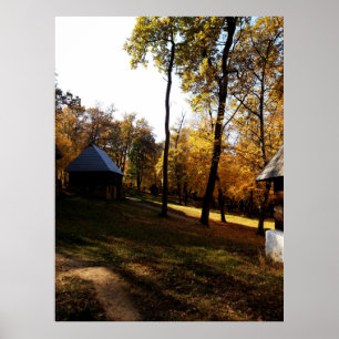 Póster Colores otoñales en el campo