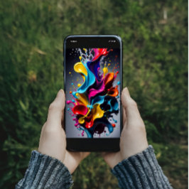 Póster Colores salpicados líquidos