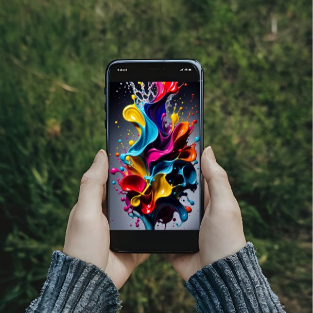 Póster Colores salpicados líquidos (Subido por el creador)