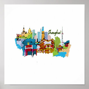 Póster colores silenciados watercolored ciudad design.png