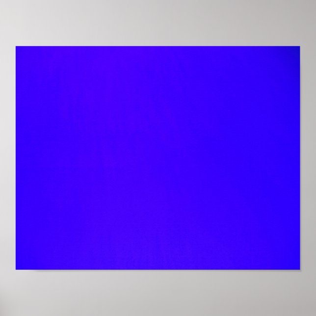 PÓSTER COLORES SÓLIDOS AZULES REALES PROFUNDOS 211 FONDOS (Frente)