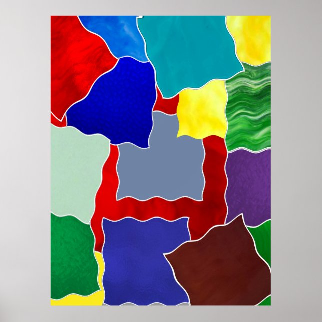 Póster Colores y relojes (Frente)