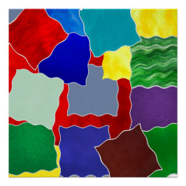 Póster Colores y relojes