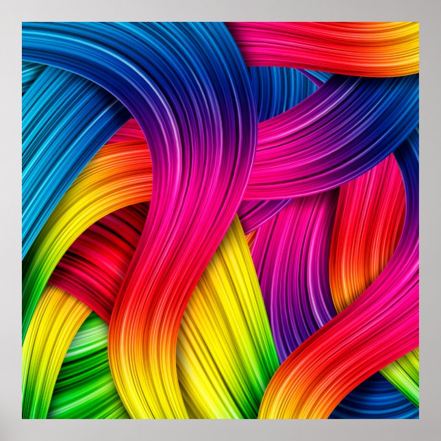 Póster colorful abstract backgroundbackground,color,abstr (Frente)