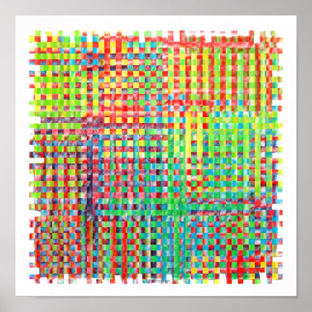 Póster colorful abstract Poster (Frente)