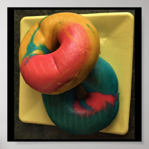 Póster Colorful Bagels Photo
