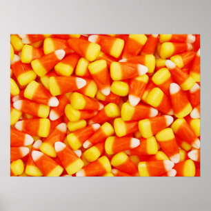 Póster Colorful Candy Corn Poster