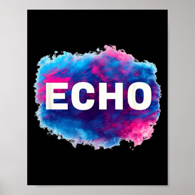 Póster Colorful Echo Look  (Frente)