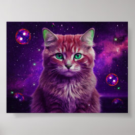 Póster Colorful Feline Wall Art for Cat Lovers