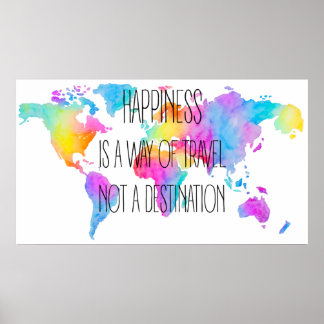 Póster Colorful Happiness Poster