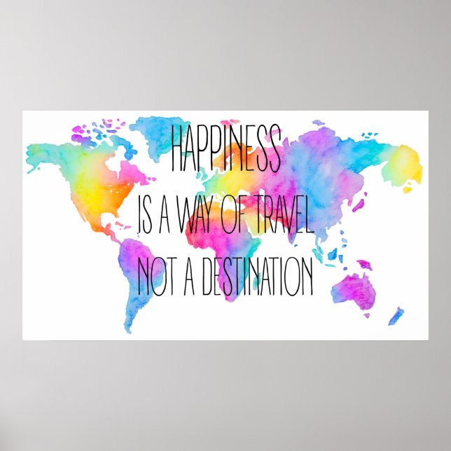 Póster Colorful Happiness Poster (Frente)