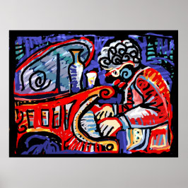 Póster *Colorful Jazz*