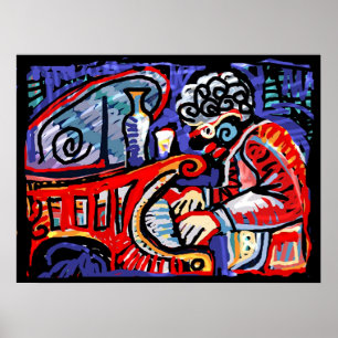 Póster *Colorful Jazz*