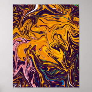 Póster colorful painting, and fine art masterpiece