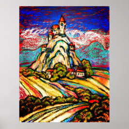 Póster Colorful Pastel Fantasy
