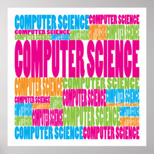 Póster Colorida Ciencia Informática