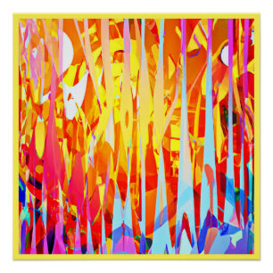 Póster Colorida mezcla de hues