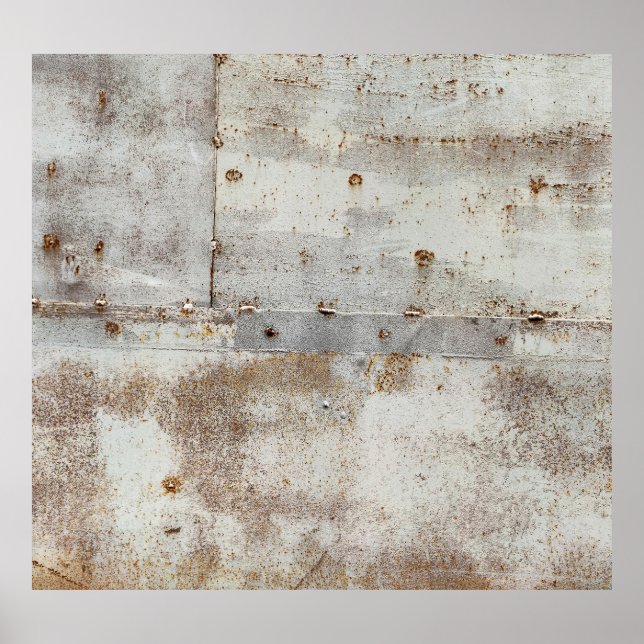 Póster Colorida pared metalizado, rachas. (Frente)