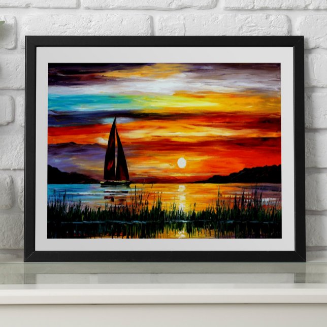 Póster Colorida puesta de sol vibrante amanecer (Subido por el creador)