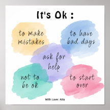 Coloridas nubes escuela motivacional