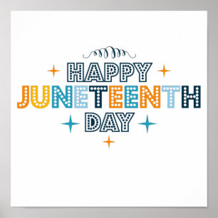 Póster Colorido feliz día de junio