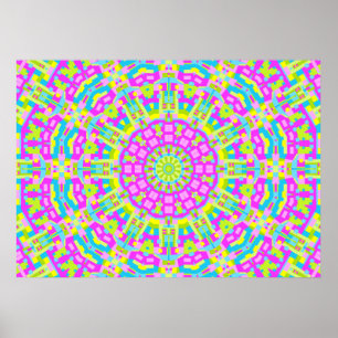 Póster Colorido Kaleidoscope 01
