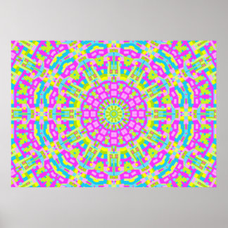 Póster Colorido Kaleidoscope 01