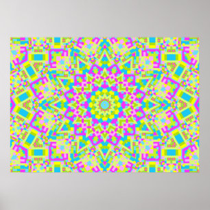 Póster Colorido Kaleidoscope 02