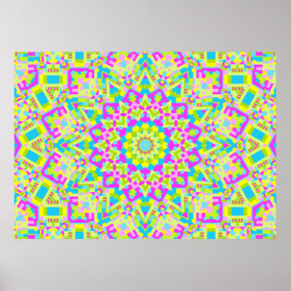Póster Colorido Kaleidoscope 02