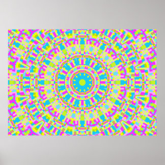 Póster Colorido Kaleidoscope 06
