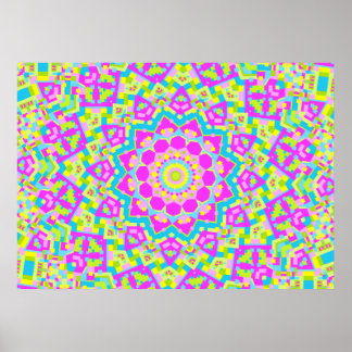 Póster Colorido Kaleidoscope 09