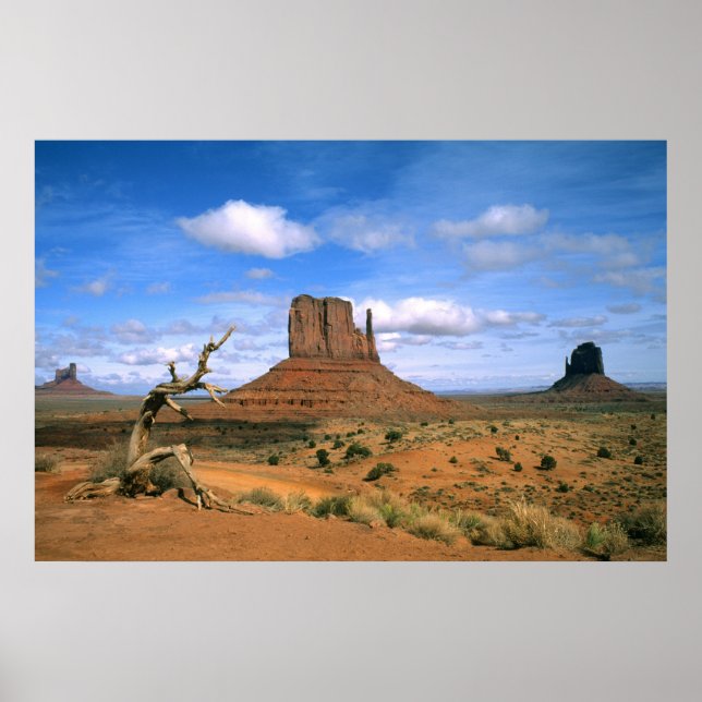 Póster Colorido Monument Valley en Utah EEUU (Frente)