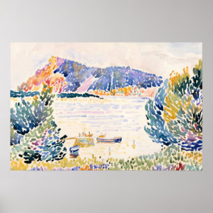 Póster Colorido Paintaje del Puerto