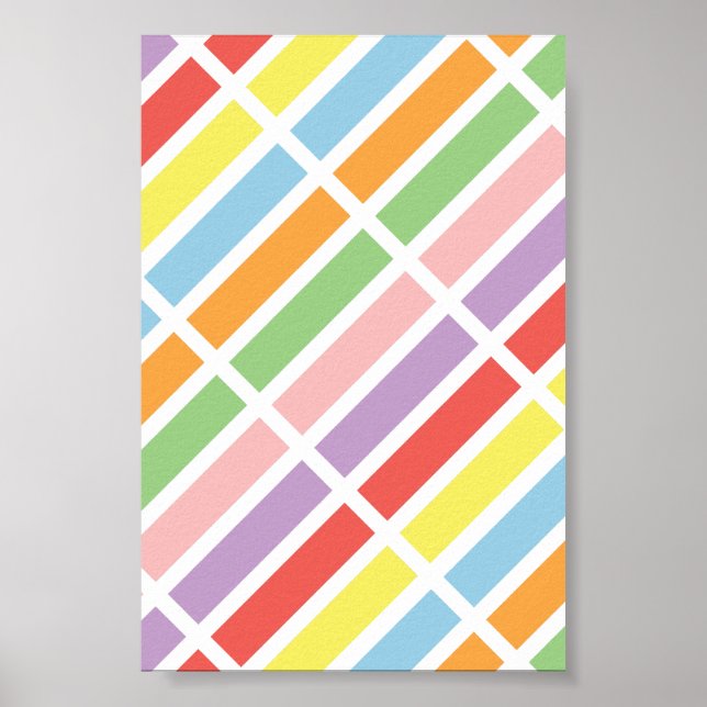 Póster Colorido Pastel Hues (Frente)