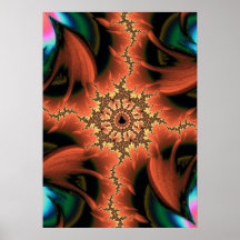 Colorido y ardiente Mandlebrot Fractal Resumen art