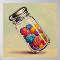 Coloridos condimentos cerebrales