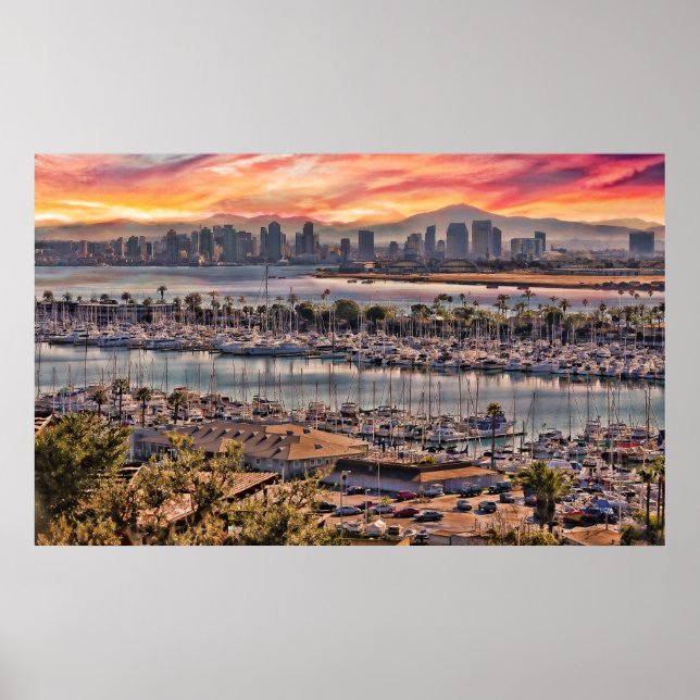 Póster Colors of San Diego (Frente)