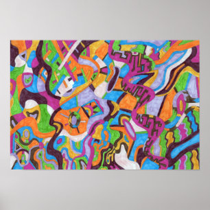 Póster "Colorscape" 19x13