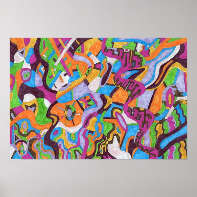 Póster "Colorscape" 19x13 (Frente)