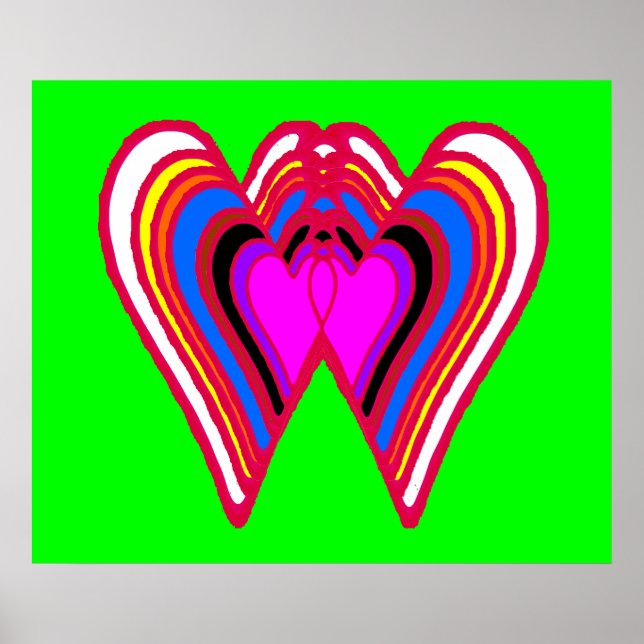 Póster Colosal 9 Antecedentes - 2 Corazones JjGibney (Frente)
