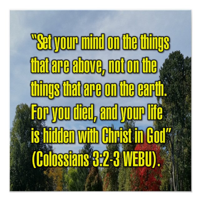 Póster Colosenses 3:2-3 WEBU (Anverso)