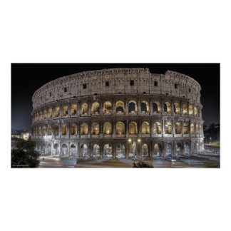 Póster Colosseo completo Roma - Italia Landmark