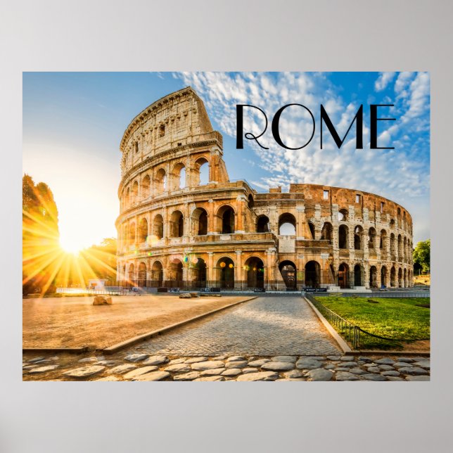 Póster Colosseo de Roma (Frente)