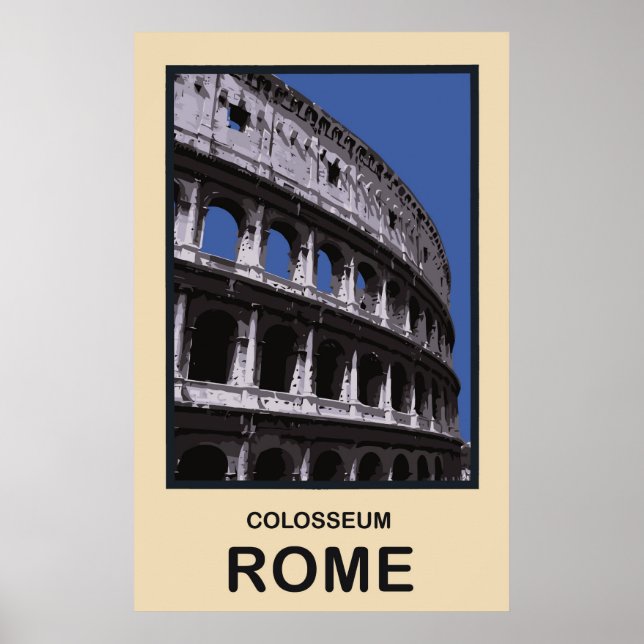 Póster Colosseo Roma Italia (Frente)